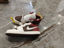 NIKE JORDAN大童鞋低幫板鞋男女同款AJ1新年紅色籃球鞋 IR7600-211 曬單實(shí)拍圖