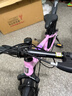 鳳凰（Phoenix）兒童山地自行車(chē)5-16歲女男孩減震變速22寸粉色 適合身高135-160cm 曬單實(shí)拍圖