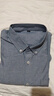 京東京造【純棉牛津紡】休閑襯衫男長(cháng)袖男襯衫外套春季男 灰藍43 曬單實(shí)拍圖