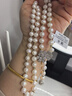 黛米無(wú)核近圓7.3-8.3mm84cm淡水珍珠毛衣鏈女神節禮物送媽媽婆婆 曬單實(shí)拍圖