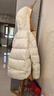 森馬（Semir）90絨羽絨服女三防抗靜電2025冬龜背廓形中長(cháng)保暖外套109725113002 曬單實(shí)拍圖