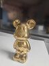 惠利得暴力熊紅酒架擺件輕奢高檔家居客廳餐邊柜玻璃柜酒柜裝飾品高級感 鍍金色暴力熊存錢(qián)罐28CM 曬單實(shí)拍圖