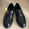 川左川右（CuzooCuyoo）皮鞋男士馬皮2026新款手工真皮大底商務(wù)休閑正裝英倫樂(lè )福透氣男鞋 黑色 皮鞋碼 41 曬單實(shí)拍圖
