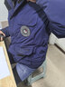 MUCILAGEKNOW情侶極寒中長(cháng)款羽絨服男女大毛領(lǐng)潮流鵝保暖外套男戶(hù)外工裝派克服 藏青色-男款 3XL （建議175-190斤） 曬單實(shí)拍圖
