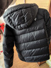 黑冰（BLACKICE）25秋冬新款男款戶(hù)外高蓬羽絨服輕量防潑鵝絨800蓬帶帽外套F8627MJ 黑色 M 曬單實(shí)拍圖