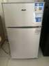 奧克斯小冰箱家用小型迷你冷藏冷凍兩用出租房宿舍用節能省電寢室辦公室電冰箱 【凈化去味】126銀色【高效保鮮 銅管速冷】22L 曬單實(shí)拍圖