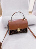 CALEKLNTOE包包女包品牌2026新款女士手提包紀念日情人節生日禮物送老婆 咖啡色 精美禮盒裝【可代寫(xiě)賀卡】 曬單實(shí)拍圖