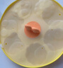 COOKSS寶寶輔食蒸糕模具嬰兒食品級硅膠盒貓爪耐高溫烘焙可蒸煮磨具黃色 曬單實(shí)拍圖