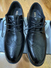 百麗布洛克商務(wù)鞋男2026新款春商場(chǎng)款通勤正裝皮鞋9AF01AM6 黑色 39 曬單實(shí)拍圖
