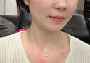 京東京造 星芒pt950鉑金培育鉆石項鏈1克拉鉆石禮物送女友送老婆 曬單實(shí)拍圖