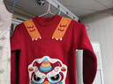 巴拉巴拉童裝兒童加絨長(cháng)褲男童女童紅色新年拜年服福氣保暖童褲 曬單實(shí)拍圖