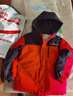 361°能暖科技兒童羽絨服2025冬男女中大童三防保暖外套 紅140 曬單實(shí)拍圖