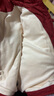 嘟嘟家男童棉襖國風(fēng)加絨加厚女童冬季新年棉衣兒童拜年服外套冬 紅色120 曬單實(shí)拍圖