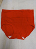 都市麗人本命年馬年女士紅色內褲女純棉高腰收腹大碼鴻運三角褲4條XL 曬單實(shí)拍圖