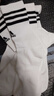 adidas三雙裝經(jīng)典三條紋舒適毛巾底加厚運動(dòng)襪男女阿迪達斯 曬單實(shí)拍圖