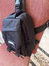 第九城（V.NINE）男士胸包斜挎包男女腰包大容量單肩背包休閑運動(dòng)手機包上班通勤包 曬單實(shí)拍圖