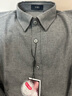 杉杉【90%鵝絨】保暖襯衫男長(cháng)袖冬季休閑商務(wù)加絨加厚襯衣 砂灰色 40 曬單實(shí)拍圖