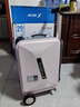 愛(ài)爾威（Airwheel）電動(dòng)行李箱可騎行智能拉桿登機箱可坐可代步20英寸 SX豪華版一粉 曬單實(shí)拍圖