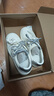 熱風(fēng)女鞋百搭小白鞋春秋新款女士時(shí)尚撞色雙鞋帶厚底休閑板鞋 135米銀 38 曬單實(shí)拍圖