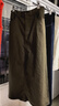 MUJI女式 彈力絲光斜紋A字裙長(cháng)半身裙女25年冬季裙子女裝BE1YTC5A 卡其綠 XL (165/74A) 曬單實(shí)拍圖
