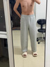優(yōu)衣庫常規款合作款男女裝寬松運動(dòng)長(cháng)褲褲腳抽繩482314 479854 482314/03灰色 XL 曬單實(shí)拍圖