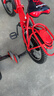 鳳凰（Phoenix）兒童自行車(chē)寶寶腳踏車(chē)兒童折疊自行車(chē)3-8歲童車(chē) 陸尋 中國紅 14寸 曬單實(shí)拍圖