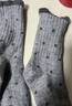 都市麗人兒童羊毛襪子女童秋冬季加厚保暖韓版花邊高筒長(cháng)襪6-12歲加絨厚襪 曬單實(shí)拍圖