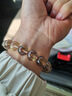 石玥珠寶奢藏級12-13mm天然鈦晶金發(fā)晶手串本命年轉運珠手鏈男女士款禮物 曬單實(shí)拍圖