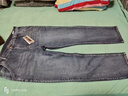 JEEP SPIRIT秋冬季牛仔褲男2025新款高端寬松大碼直筒褲子彈力休閑百搭長(cháng)褲 3206藍灰色 常規 42 (3尺2適合220斤左右) 曬單實(shí)拍圖