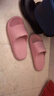 樸西香蕉船情侶涼拖鞋女浴室不易滑室內居家四季拖鞋男 淺粉 39-40 曬單實(shí)拍圖