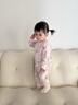 歡喜小熊 寶寶家居服套裝嬰兒春秋季衣服女童抗菌純棉秋衣秋褲分體兩件裝 萌寵樂(lè )章 73 曬單實(shí)拍圖