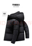 鴨鴨（YAYA）羽絨服男士短款面包服2025年新款休閑保暖加厚極寒冬季外套ZL YE5B700402D-黑色 XL /180 曬單實(shí)拍圖