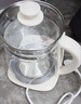 九陽(yáng)（Joyoung）0膠水養生壺 1.5L煮茶器 玻璃花茶壺 316不銹鋼燒水壺電熱水壺 WY301 曬單實(shí)拍圖