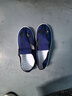 牧瑯 防靜電無(wú)塵四孔鞋加厚軟底防塵透氣電子廠(chǎng)車(chē)間防護鞋實(shí)驗室男女款工作鞋 藏青PU底四孔鞋 44 曬單實(shí)拍圖