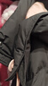 鴨鴨（YAYA）鞠婧祎同款羽絨服女短款2025秋冬新款韓版時(shí)尚加厚保暖顯瘦外套XH 黑色 S （155） 曬單實(shí)拍圖