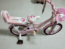 鑫旺彤自行車(chē)兒童3-6-10歲單車(chē)男女童輕便腳踏車(chē)輔助輪5歲女孩車(chē)公主車(chē) 粉色【加寬加大坦克輪】 16寸 適合身高105-125cm 曬單實(shí)拍圖