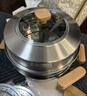 愛(ài)仕達（ASD）蒸鍋304不銹鋼三層家用蒸煮燉湯鍋 30CM加高雙層蒸籠·原木系列G1 曬單實(shí)拍圖
