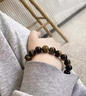 戚小米黃虎眼石手鏈男女款佛珠手串霸氣招財虎睛轉運珠輕奢小眾情侶手飾 虎眼石手串【10mm】 曬單實(shí)拍圖