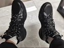 李寧桀驁2丨beng輕彈科技籃球鞋男高幫減震防滑輕便外場(chǎng)運動(dòng)鞋 黑色-7 黑天鵝 42 曬單實(shí)拍圖
