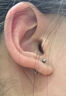 VOXCAE鈦合金耳釘養耳洞睡覺(jué)免摘耳飾耳棒男女同款次日達 3mm【一對裝】 曬單實(shí)拍圖