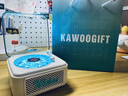 KAWOO開(kāi)物水波紋助眠藍牙音箱CD機聽(tīng)海白噪音音響低音炮女生高顏值氛圍燈黑膠唱片機小音響七夕生日禮物 奶油白 自帶15首白噪音+投影燈 官方標配+精美禮袋+代寫(xiě)賀卡 曬單實(shí)拍圖