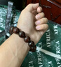 豆蔻時(shí)光印度小葉紫檀手串15mm正宗檀香和田玉貔貅文玩佛念珠手鏈男女士款 曬單實(shí)拍圖