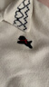闊色杏色polo領(lǐng)刺繡毛衣女2025秋冬季新款氣質(zhì)軟糯顯瘦針織衫短款 杏色 L 曬單實(shí)拍圖