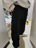 優(yōu)衣庫童裝男童女童高彈力快干運動(dòng)工裝褲褲子衛褲483454 485162 483454/09黑色 140 曬單實(shí)拍圖