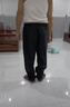 回力（Warrior）休閑褲男冬季寬松直筒闊腿褲子男保暖加絨運動(dòng)褲男褲 曬單實(shí)拍圖