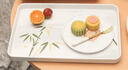 星坊長(cháng)方形大號托盤(pán)茶盤(pán)40*27cm 早餐盤(pán)客廳干果水果盤(pán) 加厚密胺 曬單實(shí)拍圖