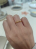 CRD克徠帝黃金戒指轉運方糖足金999戒指可轉動(dòng)光面空心送節日禮物 【10號指圈】足金戒指 HG00473 1.1g 曬單實(shí)拍圖
