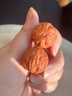 芯奢水晶玉化皮文玩核桃男精品小秋子手玩迷你小核桃盤(pán)玩手把件高品質(zhì) 【上手易紅·水晶玉化皮】夜明珠小秋子28-31mm 曬單實(shí)拍圖