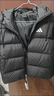 阿迪達斯（adidas）女子 運動(dòng)型格系列 W ESS 3S P D HO 短羽絨服 KH3978 黑色 M 曬單實(shí)拍圖