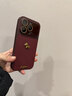 科鵬適用蘋(píng)果17promax手機殼馬年新款iPhone17Pro高級感自帶鏡頭膜全包防摔17網(wǎng)紅高檔紅色超薄皮紋女 【酒紅色+小馬配件】水晶鏡頭膜荔枝皮紋相機鍵全包 iPhone 17 Pro Max 曬單實(shí)拍圖